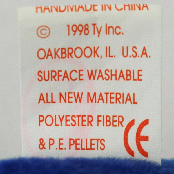 TY Beanie Baby Clubby Bear 1998 - Retired Plush Toy with PE Pellets