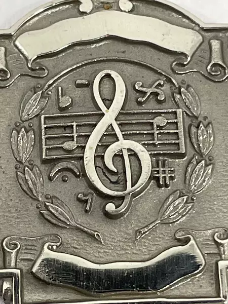Vintage 1963 Herff Jones Music Award Medal Instrumental Ensemble Collectible