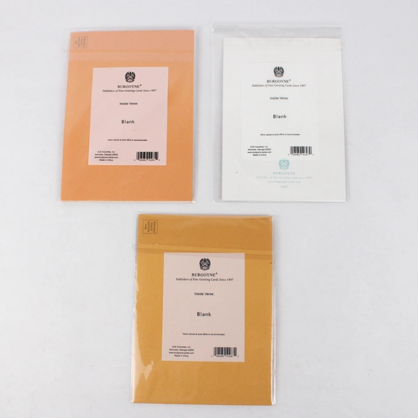 Lot of 3 Burgoyne Blank Greeting Cards with Envelopes