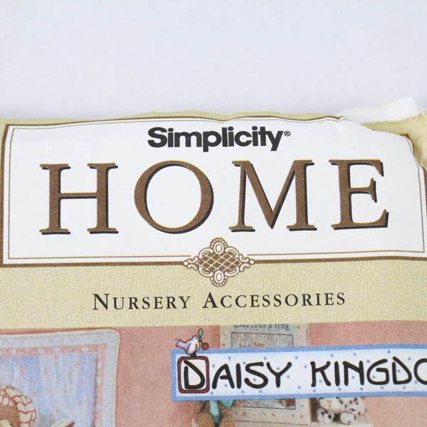 Simplicity Home Sewing Pattern Daisy Kingdom Nursery Accessories