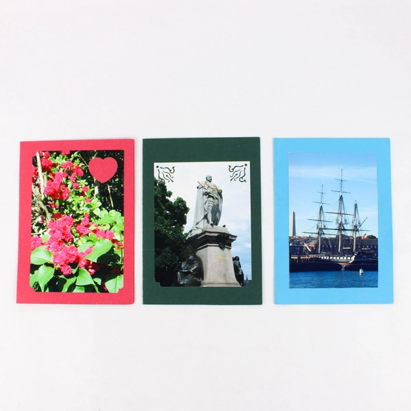 Lot of 7 UN-I-Q Note Cards Hand-Assembled Greeting Cards