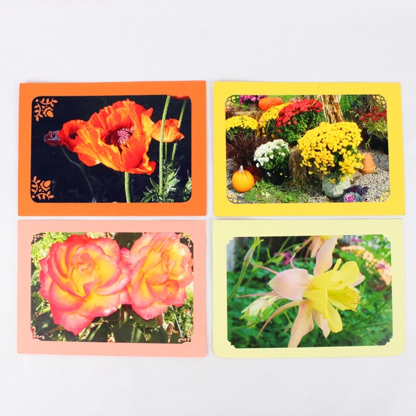 Lot of 7 UN-I-Q Note Cards Hand-Assembled Greeting Cards