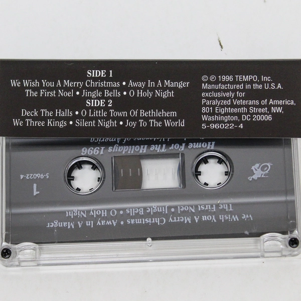 Home For The Holidays 1996 Audio Cassette by Paralyzed Veterans of America