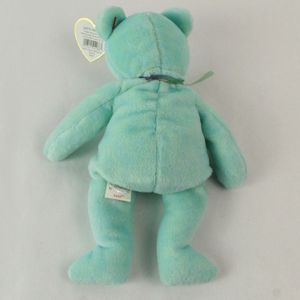 TY Beanie Baby Ariel the Bear 2000 PE Pellets Silver Tag