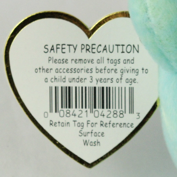 TY Beanie Baby Ariel the Bear 2000 PE Pellets Silver Tag