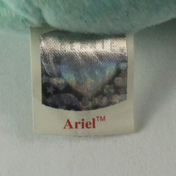 TY Beanie Baby Ariel the Bear 2000 PE Pellets Silver Tag