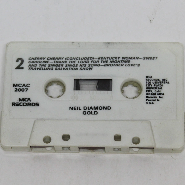 Neil Diamond Gold Live At The Troubadour Cassette Tape MCA Good Condition