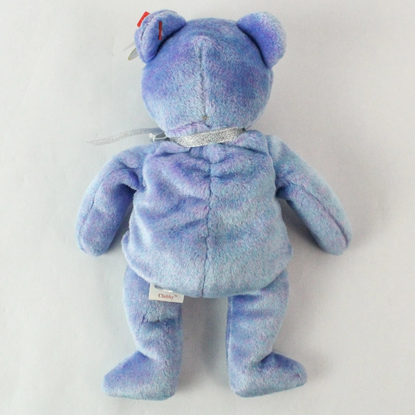 Ty Beanie Baby Clubby 2 Bear 1999 PE Pellets Silver Tag Cuddly Plush Toy