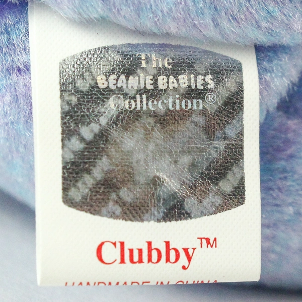 Ty Beanie Baby Clubby 2 Bear 1999 PE Pellets Silver Tag Cuddly Plush Toy