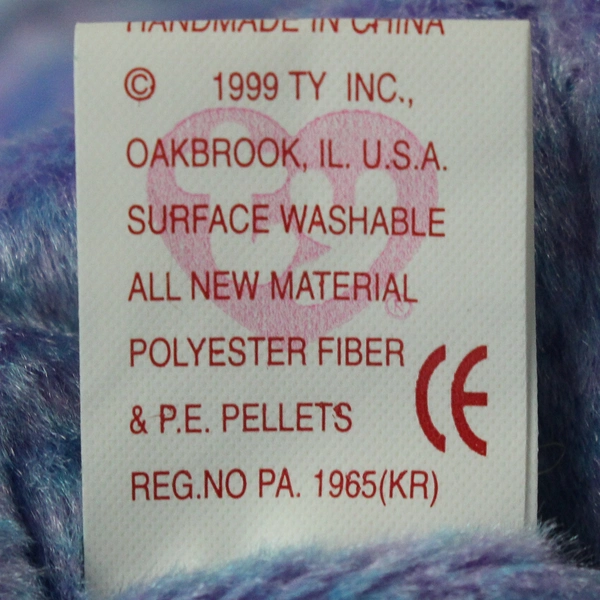 Ty Beanie Baby Clubby 2 Bear 1999 PE Pellets Silver Tag Cuddly Plush Toy