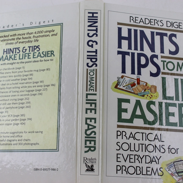 Hints & Tips to Make Life Easier by Nancy Shuker Reader's Digest Hardcover
