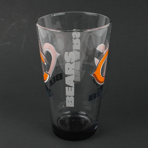 Chicago Bears Logo Clear Tumbler Beer Glass