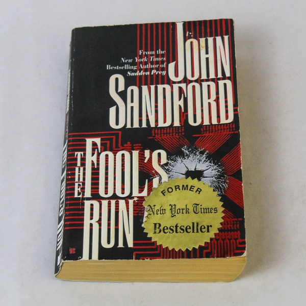 The Fools Run by John Sandford - 1989 NYT Bestseller Paperback Book