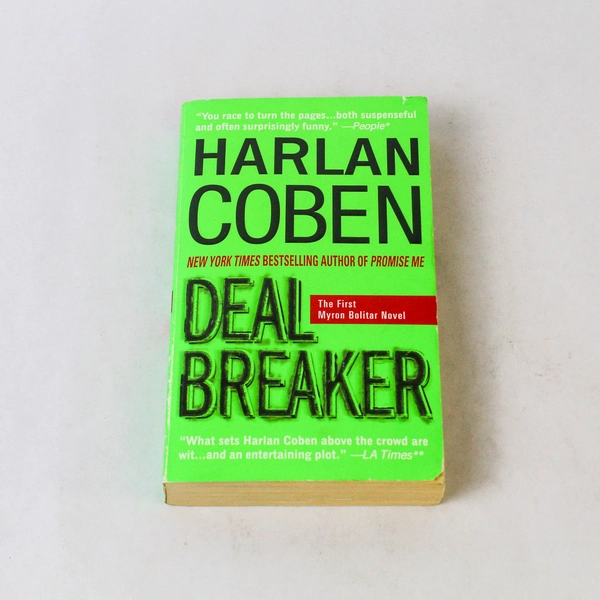 Harlan Coben Deal Breaker Myron Bolitar Novel 1995 Paperback Book