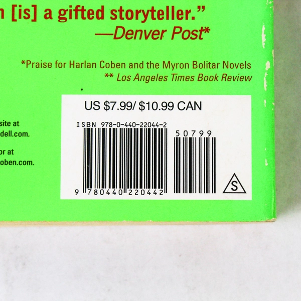 Harlan Coben Deal Breaker Myron Bolitar Novel 1995 Paperback Book