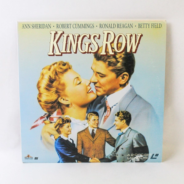 Kings Row 1942 LaserDisc Movie Ann Sheridan Ronald Reagan Pre-Owned AS-IS