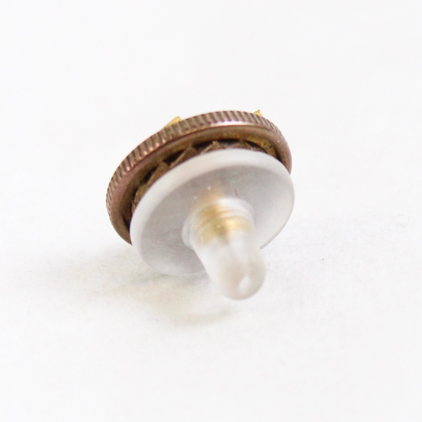 Vintage Gold Tone Alpha Phi Omega Screw Back Lapel Pin