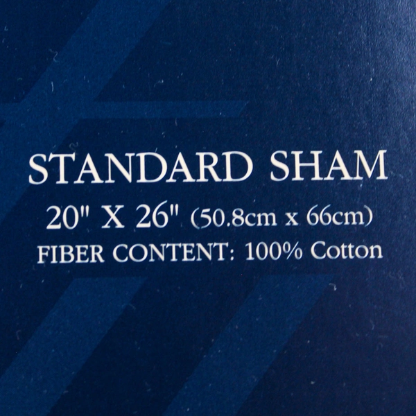 Set of 2 Nobility Standard Sham Muy Caliente Green Blue 20" x 26" 100% Cotton