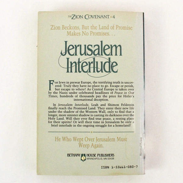 Jerusalem Interlude by Bodie Thoene 1990 PB - Pre-Owned Condition