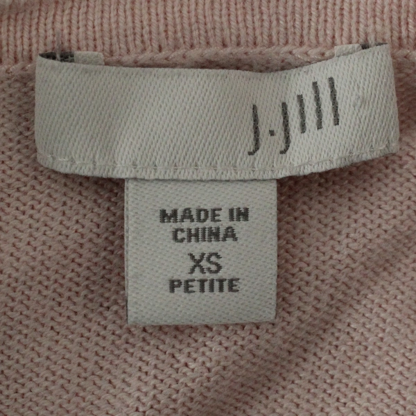 J. Jill Lightweight Pink Sweater Pullover Women Size XS Petite