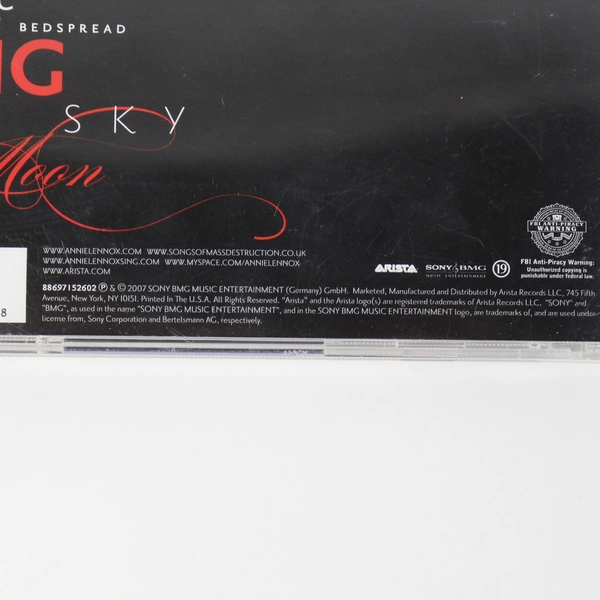 Songs of Mass Destruction by Annie Lennox CD 2007 Arista