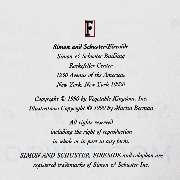 Sundays at Moosewood Restaurant by the Moosewood Collective 1990 Paperback