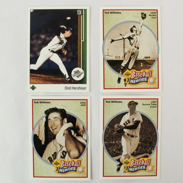 57 Vintage 1989-1992 Upper Deck Baseball Cards - Hall of Famers & Duplicates