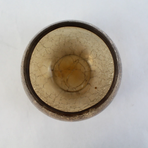 Lot of 4 Hobby Lobby Brown Glass Tea Light Candle Holders