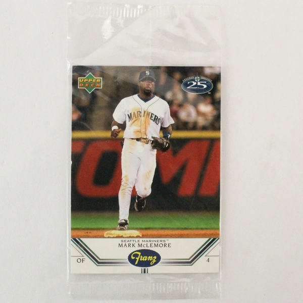Mark McLemore 2002 Upper Deck Franz Bread #16 Mariners Card in Wrapper