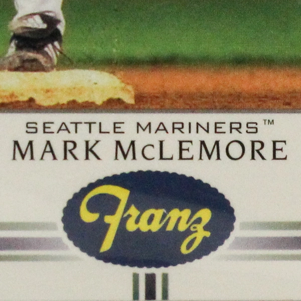 Mark McLemore 2002 Upper Deck Franz Bread #16 Mariners Card in Wrapper