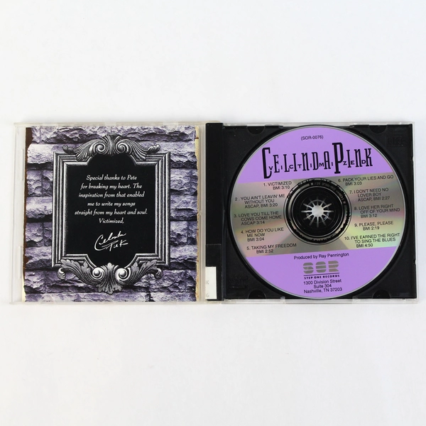 Celinda Pink Victimized CD 1993 Step One Records