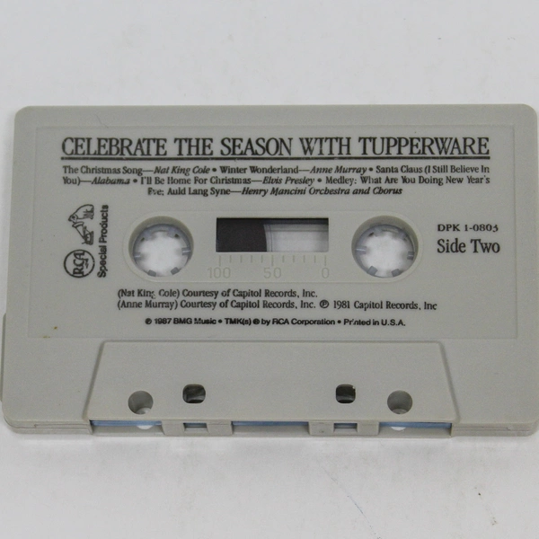 1987 Vintage Tupperware Celebrate The Season Audio Cassette - Good Condition