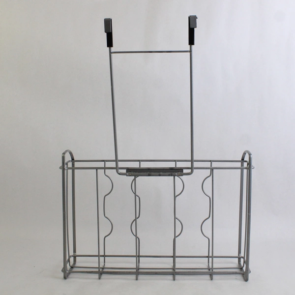 Above Door Metal Rack Silver 18.75" Height x 14" Width x 4" Depth