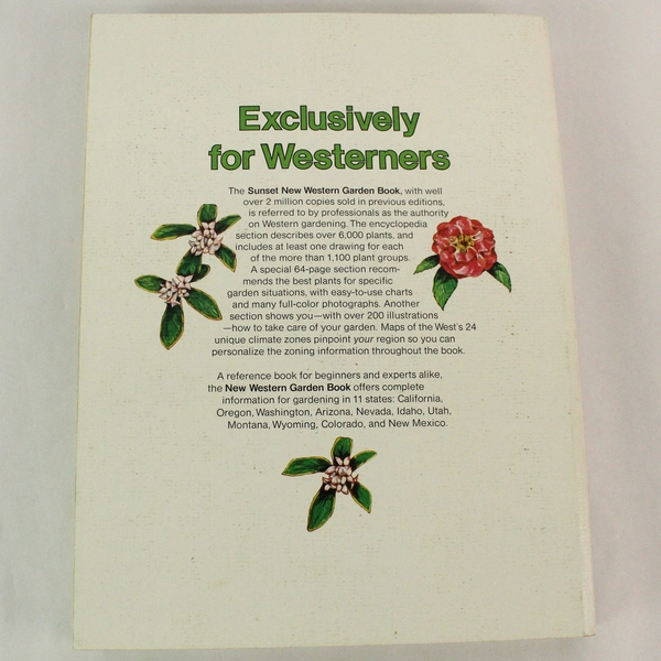 New Western Garden Book by Sunset 1981 Paperback - Good Condition
