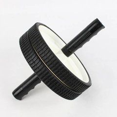 Ab Roller Exercise 2 Wheels Ergonomic Treaded Workout Exercise Equipment