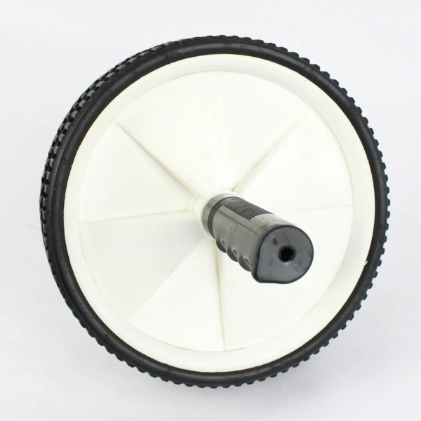 Ab Roller Exercise 2 Wheels Ergonomic Treaded Workout Exercise Equipment