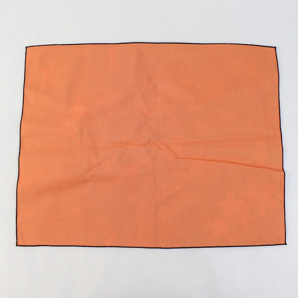 Set of 8 Unbranded Cloth Napkins Starfish Coral On Black Background 16" x 12.75"