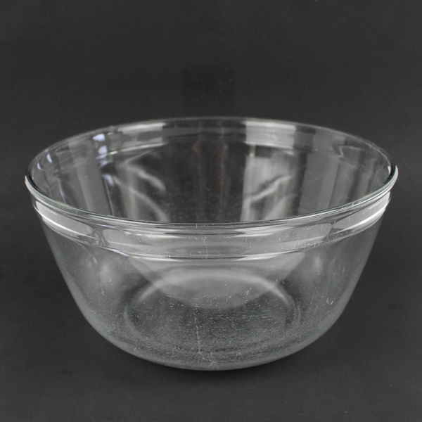 Anchor Hocking Large Clear Glass Mixing Bowl 4 Qt/4 L 10" Diameter 5.25" Tall