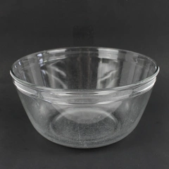 Anchor Hocking Large Clear Glass Mixing Bowl 4 Qt/4 L 10" Diameter 5.25" Tall