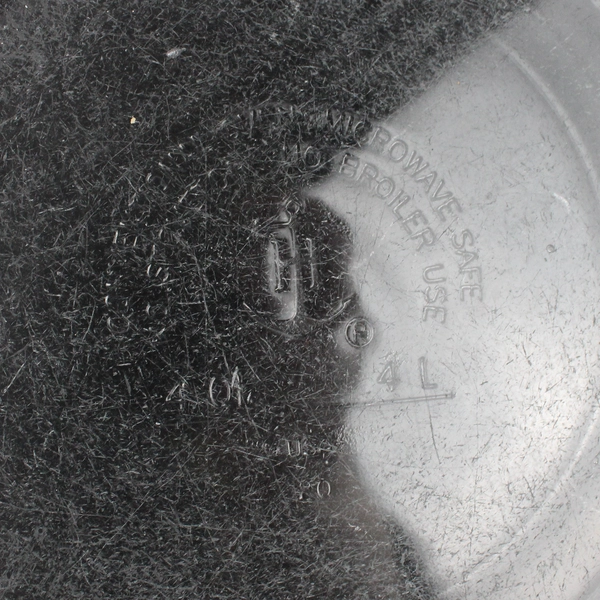 Anchor Hocking Large Clear Glass Mixing Bowl 4 Qt/4 L 10" Diameter 5.25" Tall