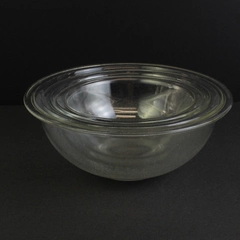 Lot Of 3 Nesting Pyrex Clear Glass Bowls 322 323 325 Between 1 and 2.5 Liters