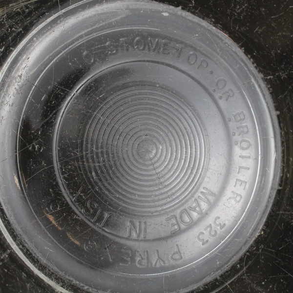 Lot Of 3 Nesting Pyrex Clear Glass Bowls 322 323 325 Between 1 and 2.5 Liters