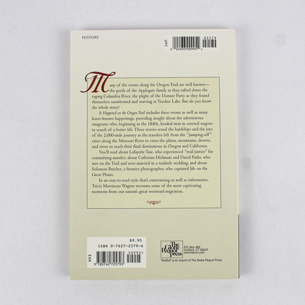 It Happened on the Oregon Trail by Tricia Martineau Wagner 2005 Paperback 1st Ed