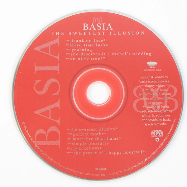 Sweetest Illusions by Basia CD 1994 Epic Smooth Jazz EK 64255