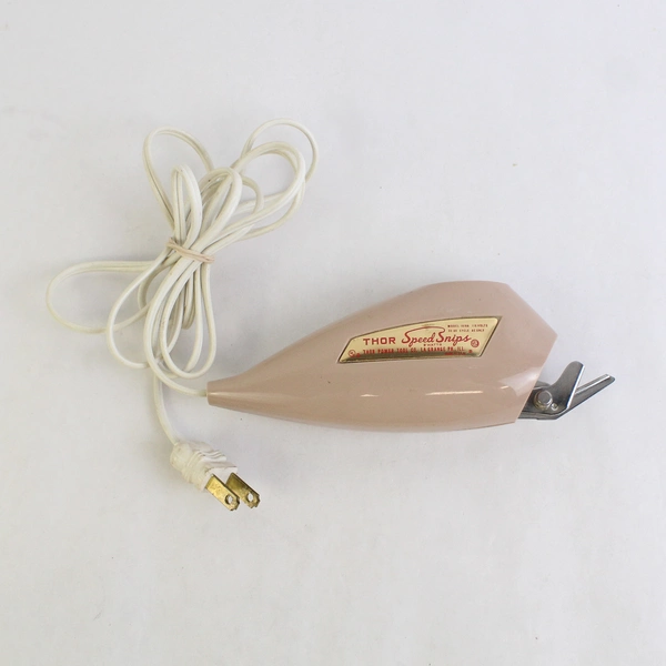 Vintage Thor Speed Snips Electric Fabric Scissors with Light Model 1010a USA 