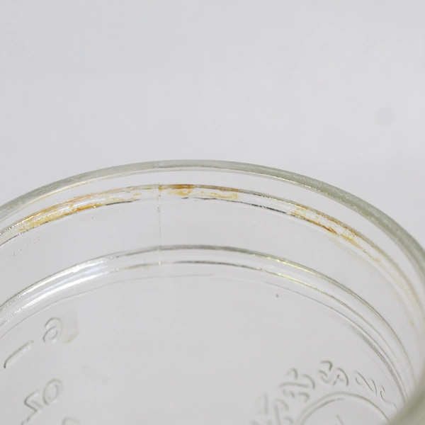 Lot of 6 Ball Fruit Embossed Clear Glass Canning Jars Preserves