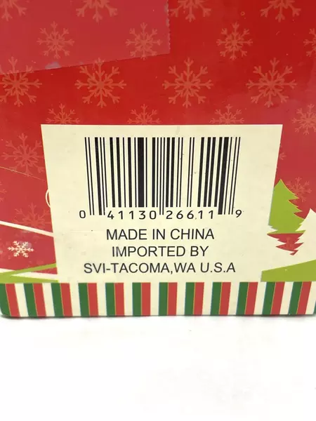 Vintage Dongli Craft Santa Candy Dish 4.25" with Original Box Holiday Decor