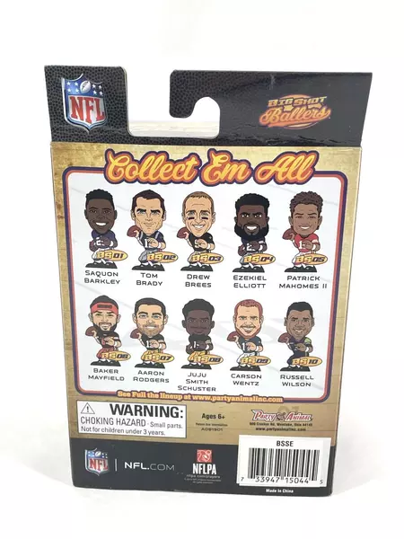 2019 Big Shot Ballers Russell Wilson Action Figure NFL Seahawks 5" Sealed