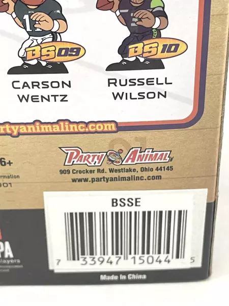 2019 Big Shot Ballers Russell Wilson Action Figure NFL Seahawks 5" Sealed