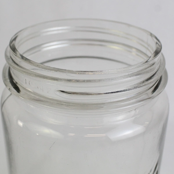 Vintage Kerr Self Sealing Wide Mouth Clear Glass Mason Jar No Lid